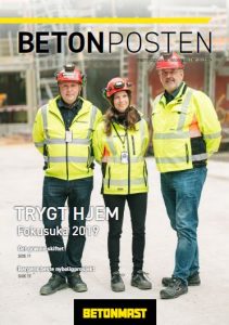 Forside Betonposten nr 3 2019 - høst