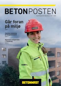 Forside Betonposten nr 1 2020 - sommer