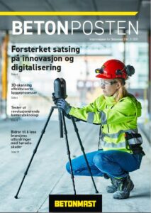 Forside internmagasinet Betonposten nr 3 2021