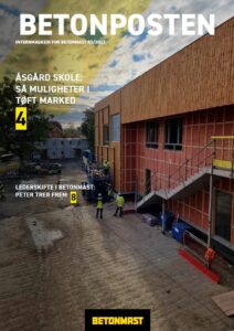 Magasinforside - Betonposten 2022 nr 3 høst Bilde av bygg, byggeplass, utvendig